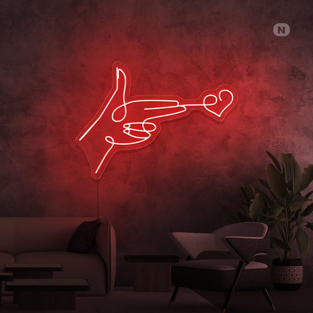 Sinal de néon Lovestarget