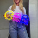 Sinal de néon Pac Man