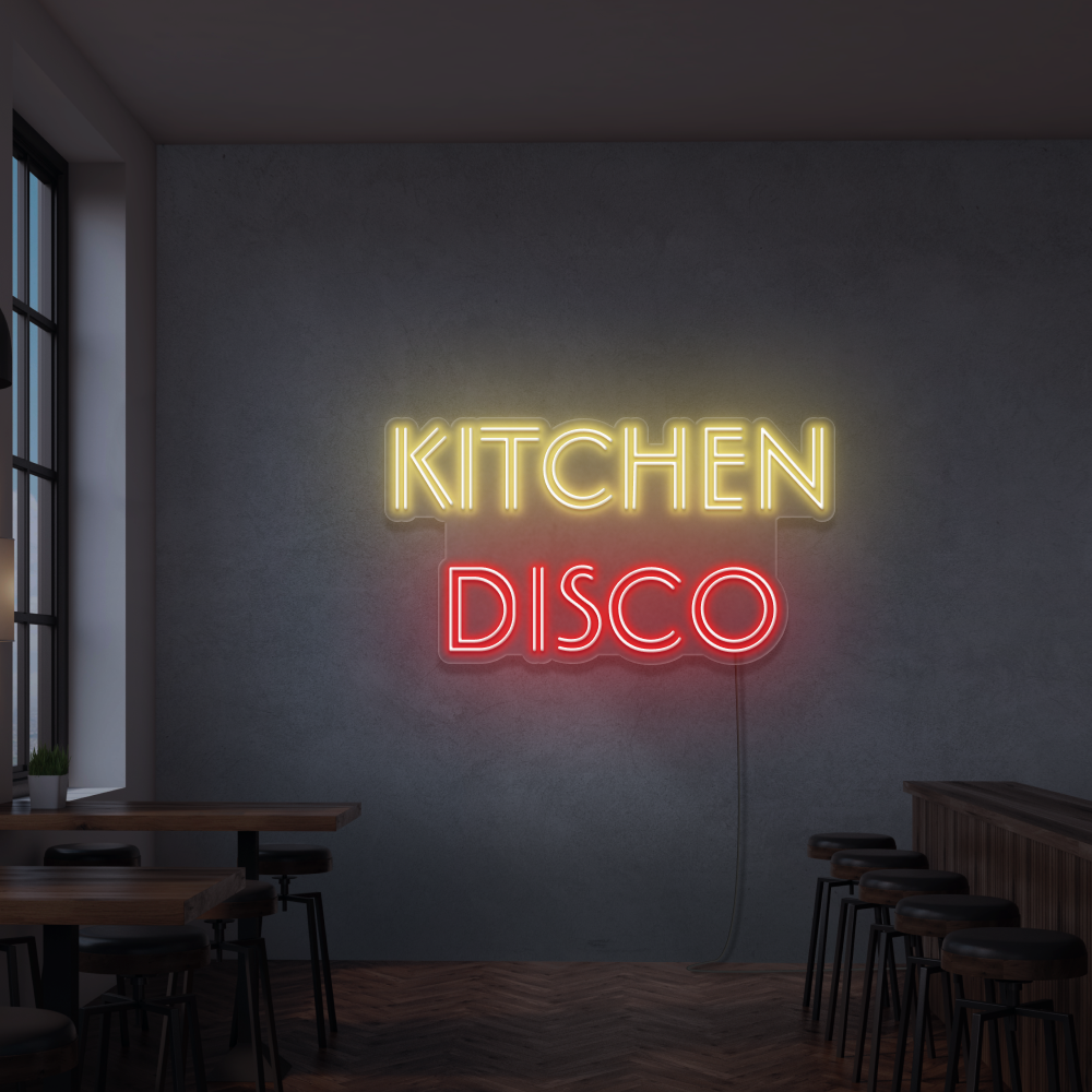 Sinal de néon Kitchen Disco