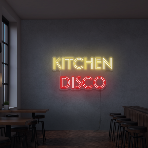Sinal de néon Kitchen Disco