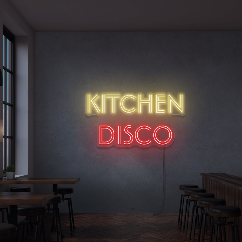 Sinal de néon Kitchen Disco