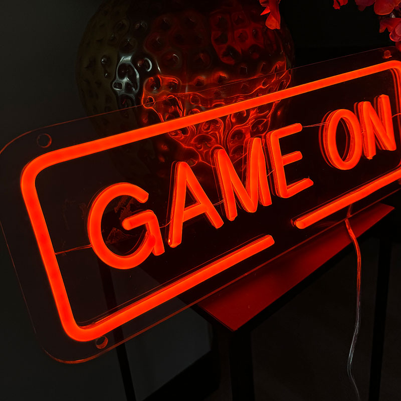 Sinal de néon Game On