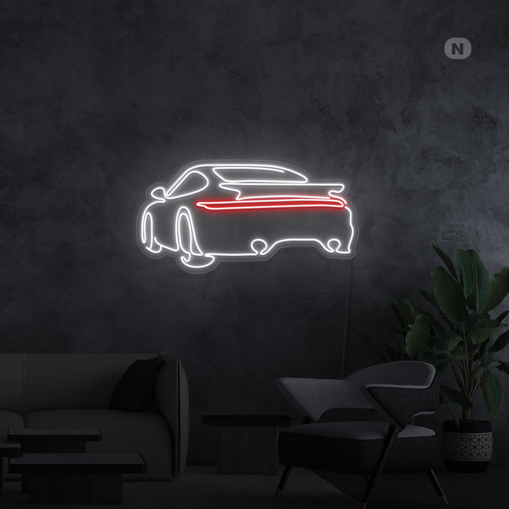 Sinal de néon Porsche