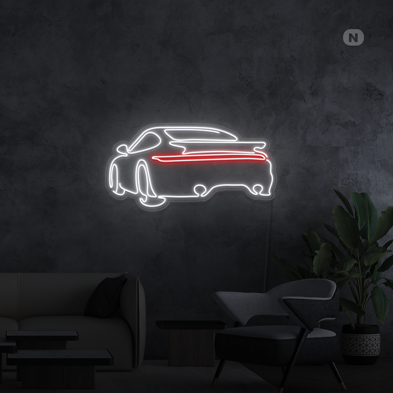 Sinal de néon Porsche