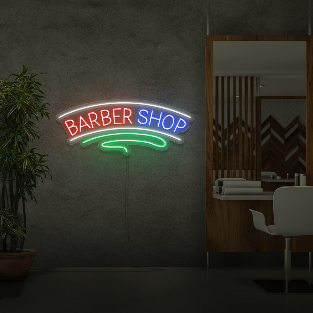 Sinal de néon Barber Shop 2