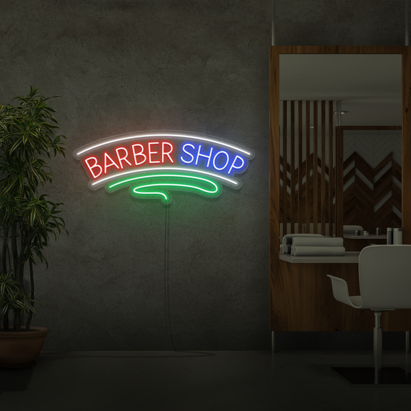 Sinal de néon Barber Shop 2