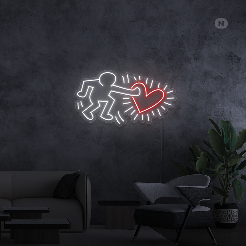 Sinal de néon Invia l'arte dell'amore