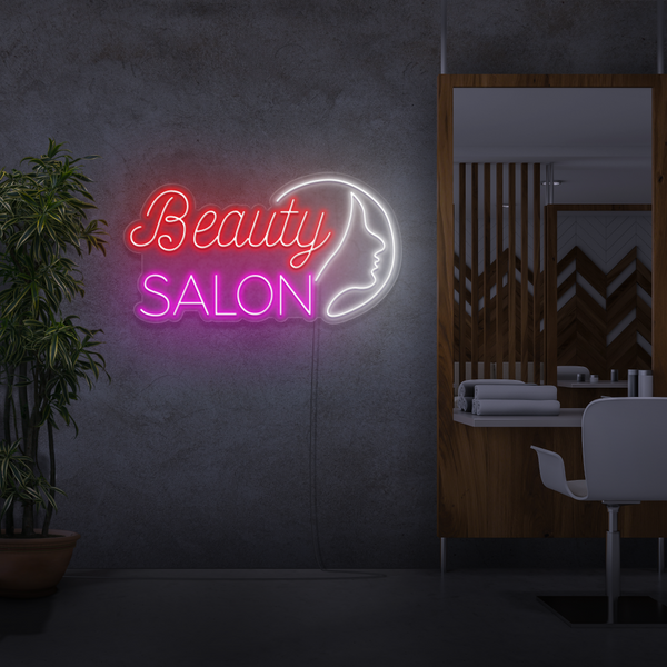 Sinal de néon Beauty Salon