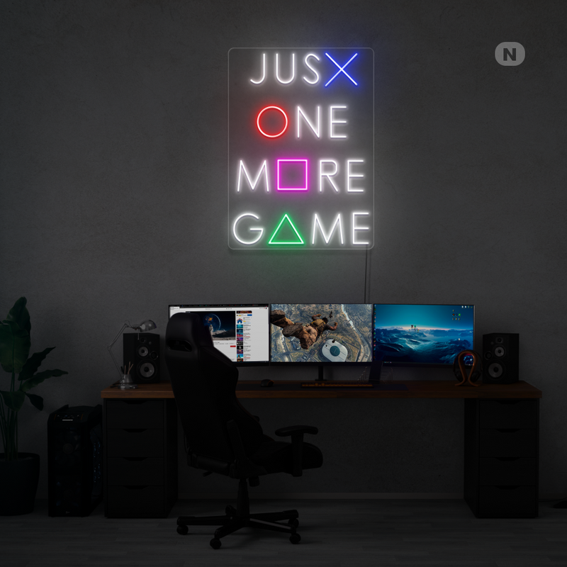 Sinal de néon One more Game