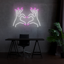 Sinal de néon Unhas