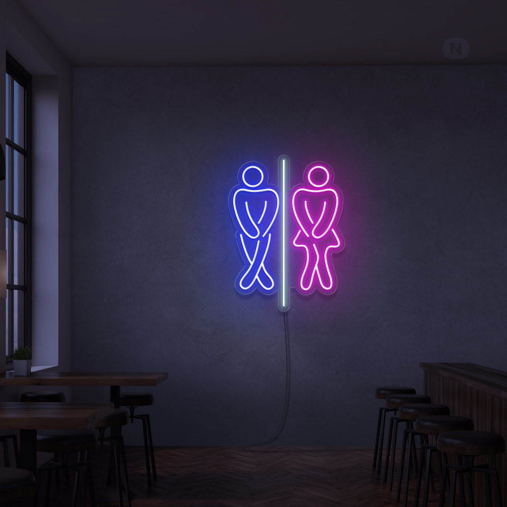 Sinal de néon Sanita