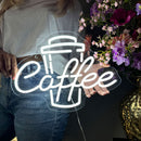 Sinal de néon Coffee