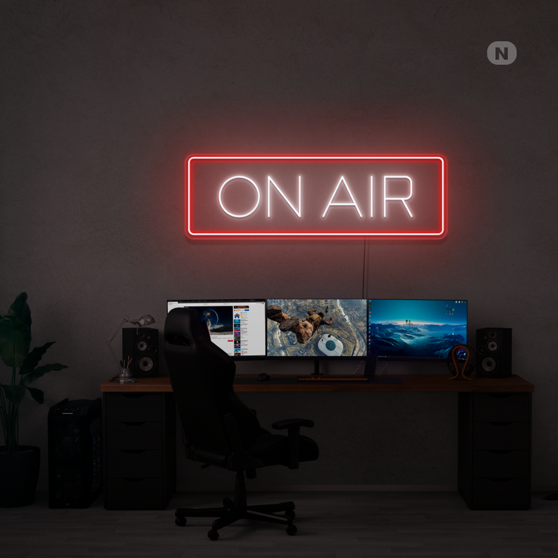 Sinal de néon On Air