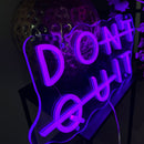 Sinal de néon Don't Quit