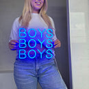 Sinal de néon Boys Boys Boys