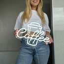 Sinal de néon Coffee