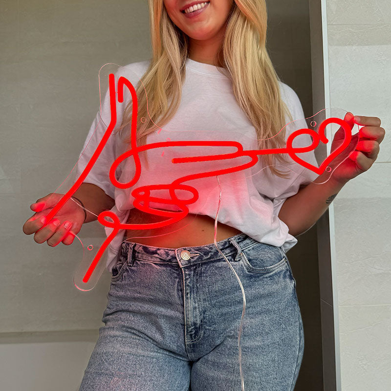 Sinal de néon Lovestarget
