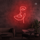 Sinal de néon Máscara