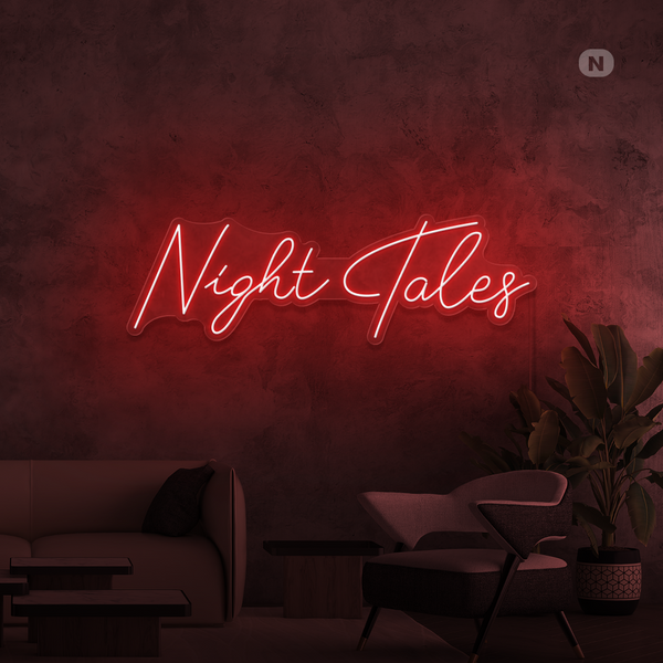 Sinal de néon Night Tales