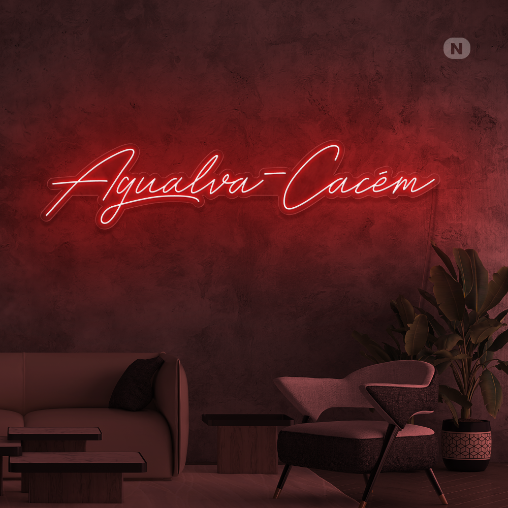 Sinal de néon Agualva Cacem