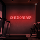 Sinal de néon One More Rep