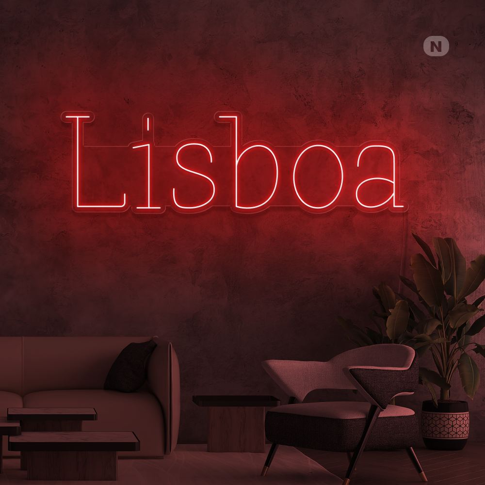Sinal de néon Lisboa