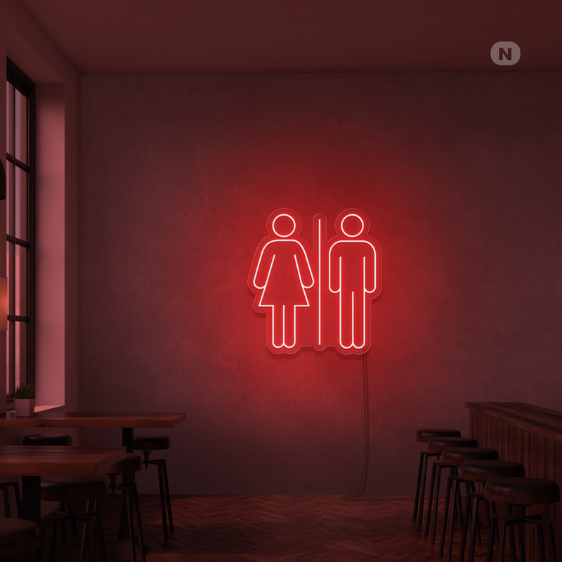 Sinal de néon Sanita