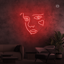 Sinal de néon Cara de Joker