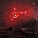 Sinal de néon Lovestarget