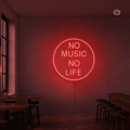 Sinal de néon Music