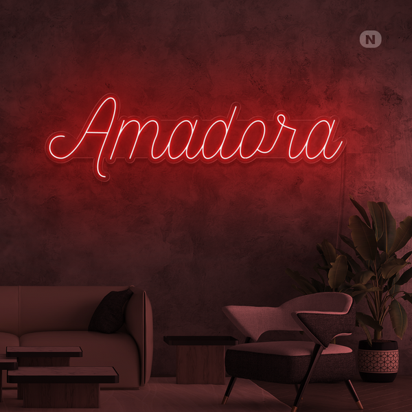 Sinal de néon Amadara