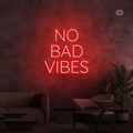 Sinal de néon No Bad Vibes