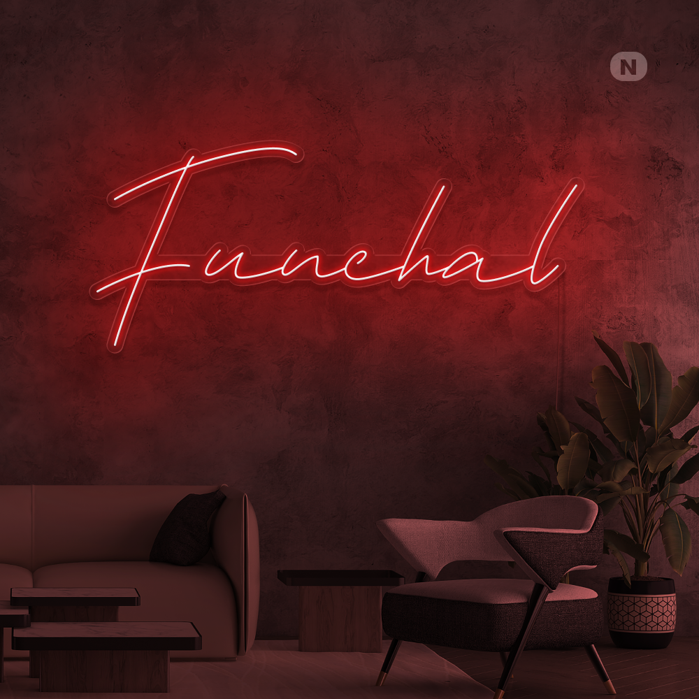 Sinal de néon Funchal