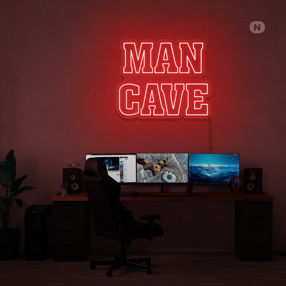 Sinal de néon Man Cave