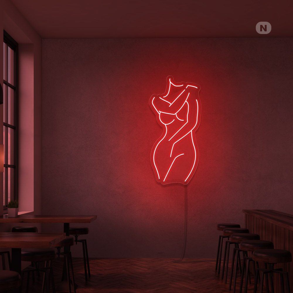 Sinal de néon Ragazza sexy