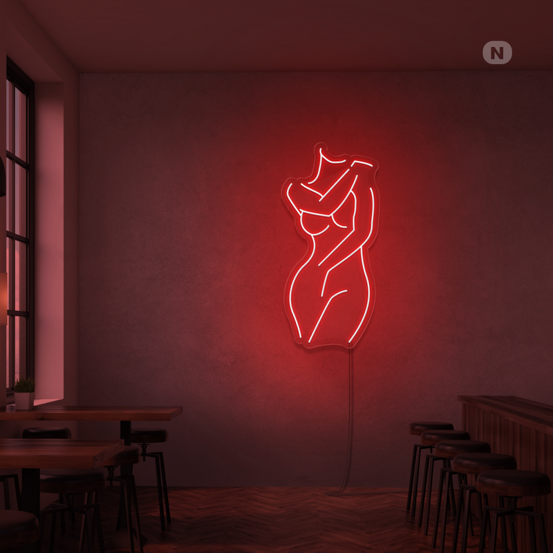 Sinal de néon Ragazza sexy