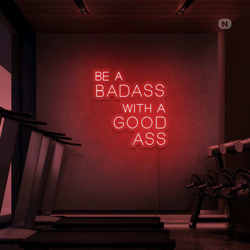Sinal de néon Gym Quote