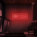 Sinal de néon Yoga