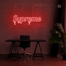 Sinal de néon Supreme
