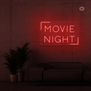 Sinal de néon Movie Night
