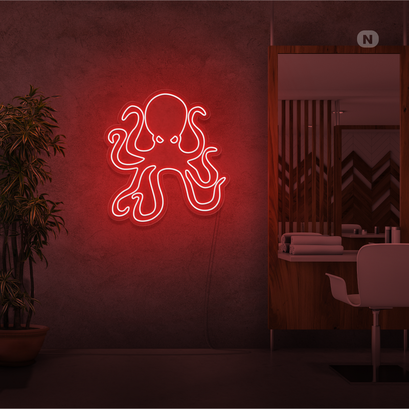 Sinal de néon Polvo