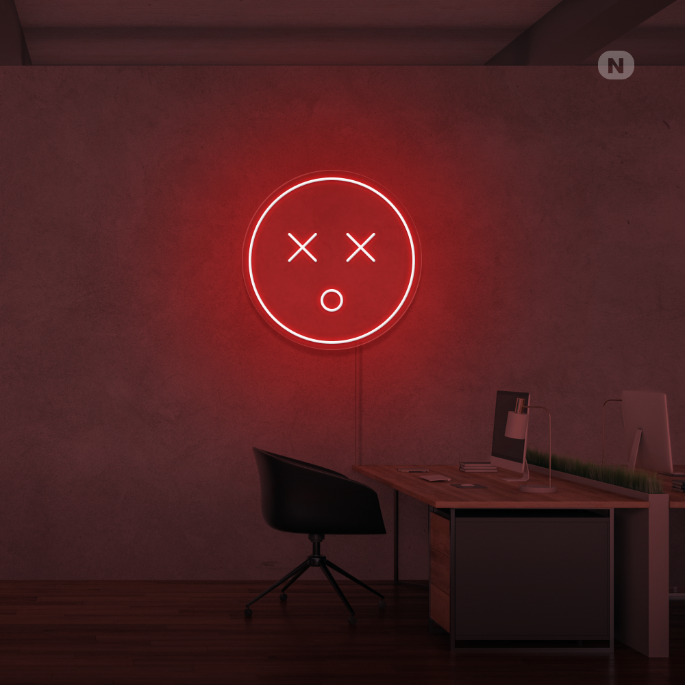 Sinal de néon Emoji