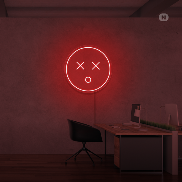 Sinal de néon Emoji