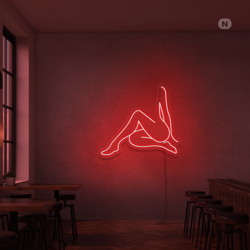 Sinal de néon Ragazza sexy