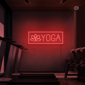 Sinal de néon Yoga