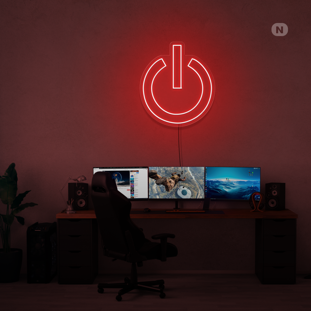 Sinal de néon Potência