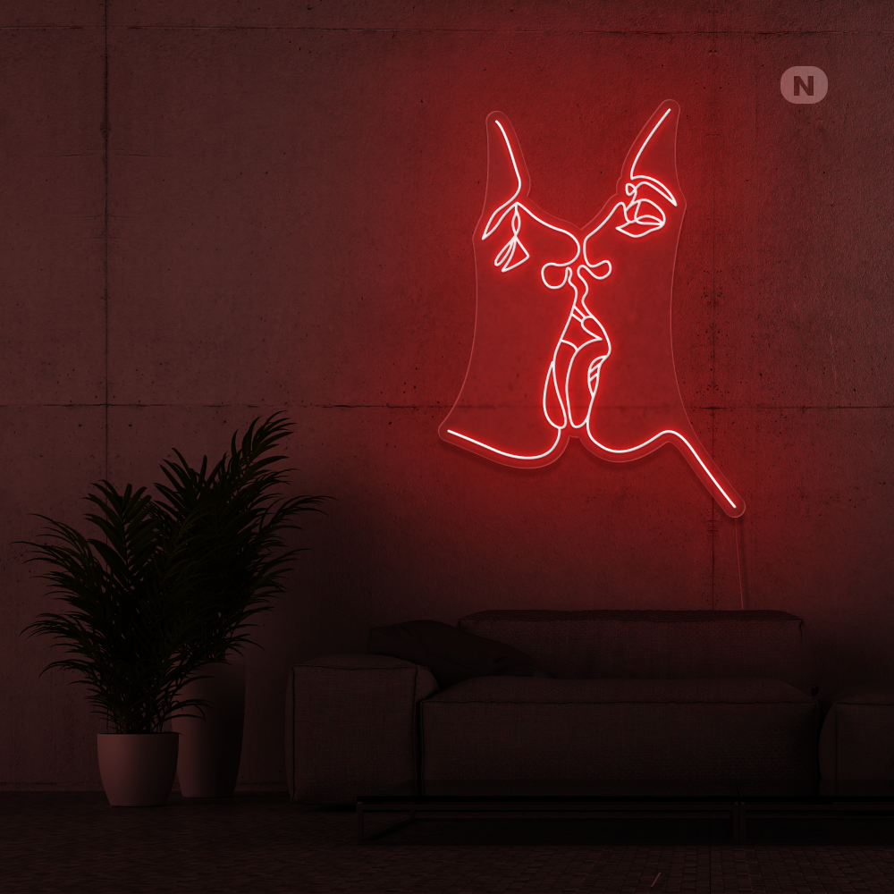 Sinal de néon Condividere l'amore