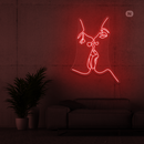 Sinal de néon Condividere l'amore