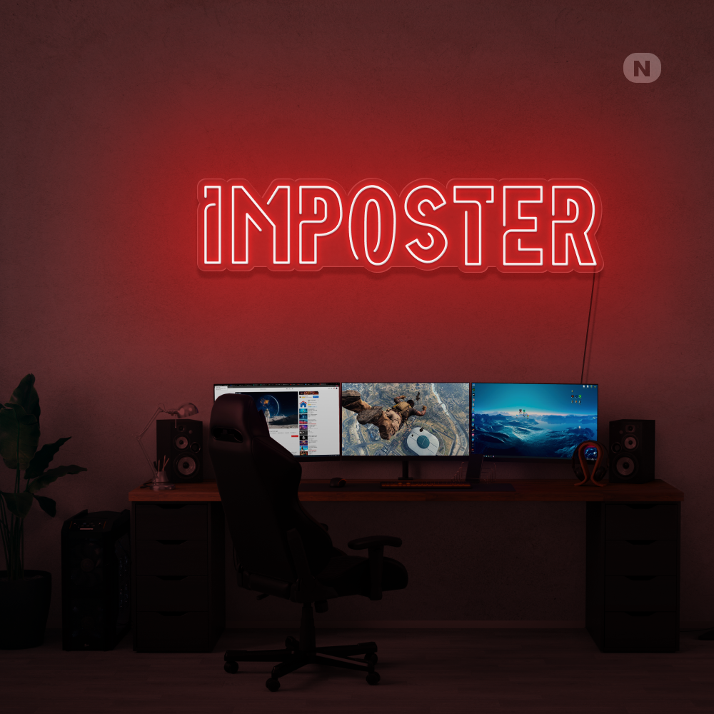 Sinal de néon Imposter