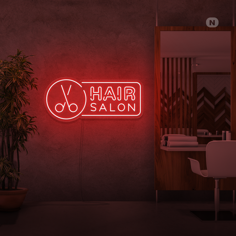 Sinal de néon Hair Salon